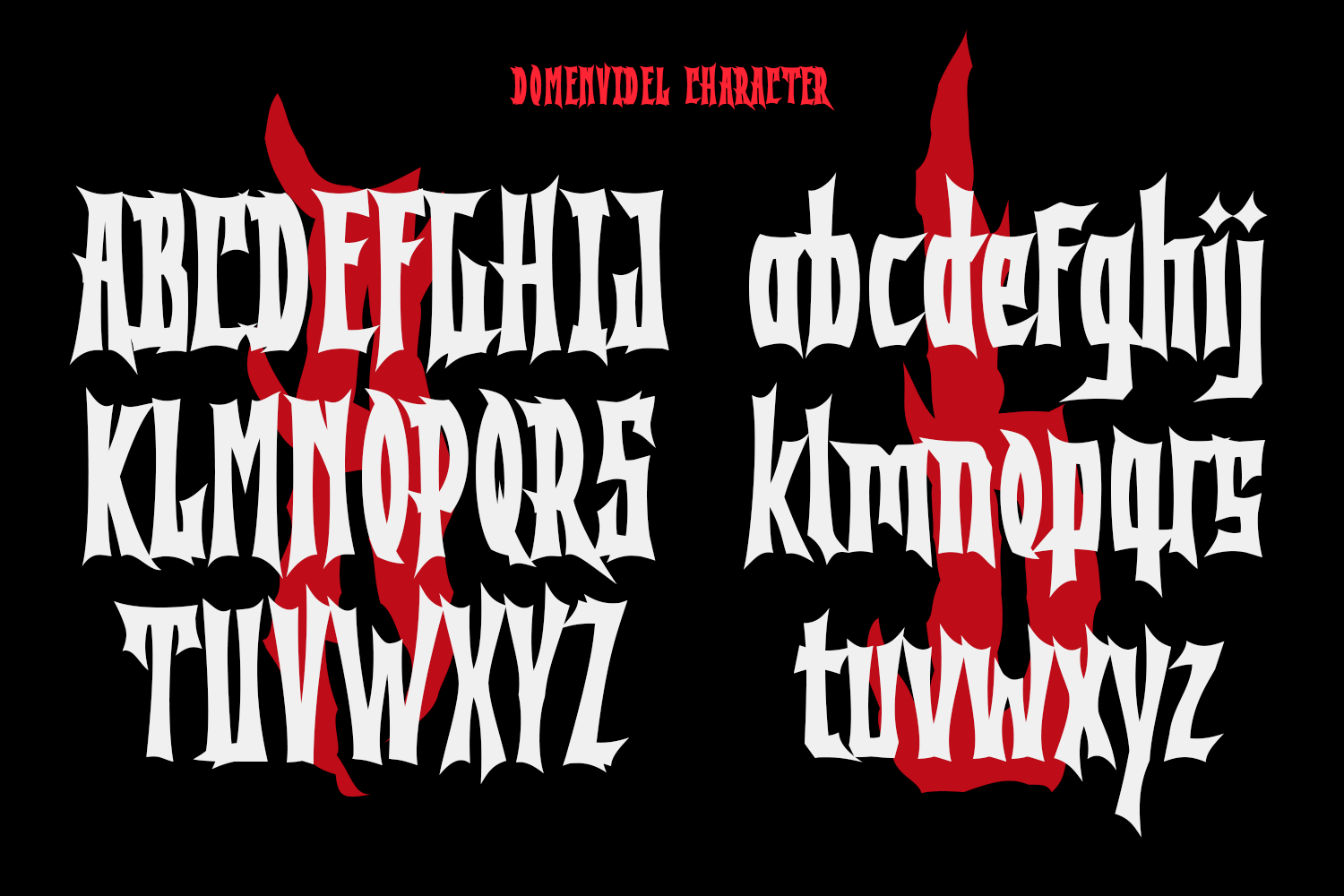 Domenvidel Blackmetal Font