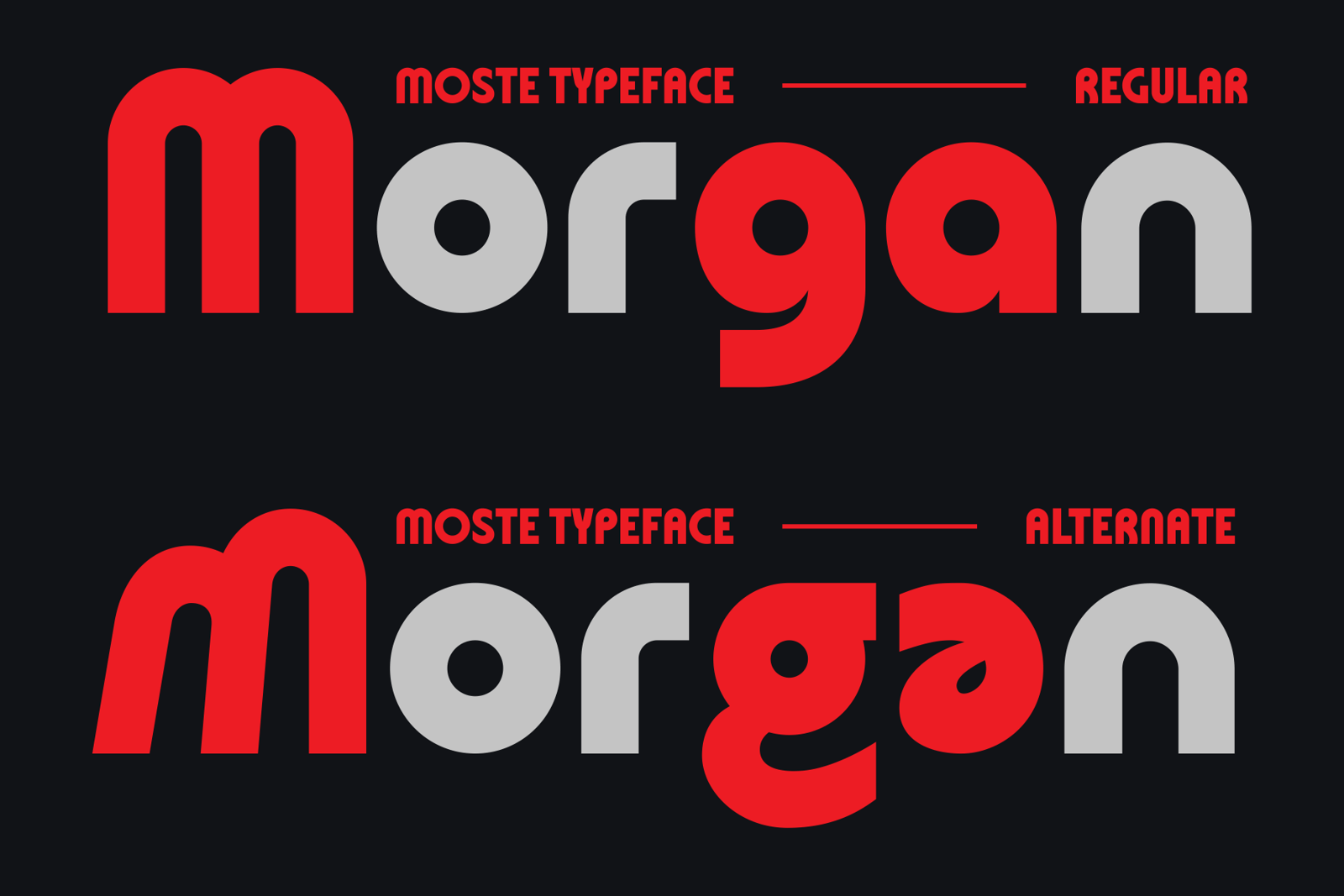 Moste - Geometric Sans Serif