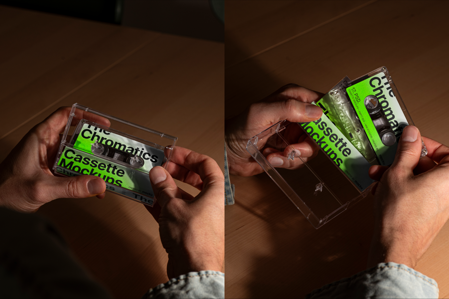 Cassete Mockup Set