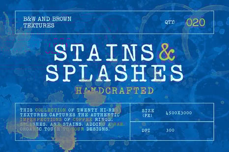 Stains & Splashes Handcrafted Textures - Textures