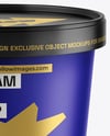 Matte Ice Cream Cup Mockup