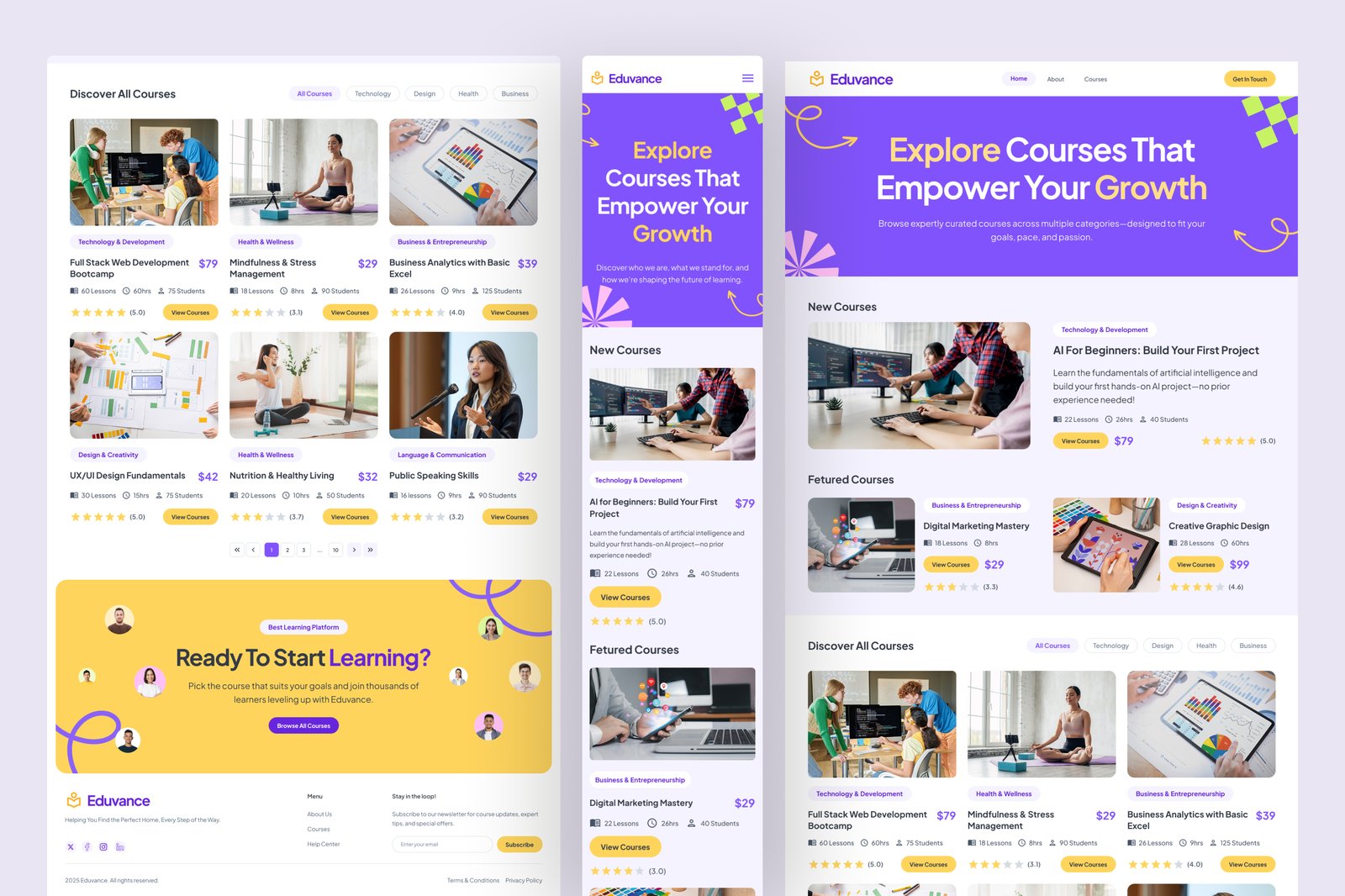 Eduvance - Education Website