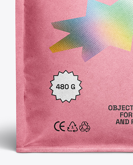 Kraft Paper Food Bag Mockup