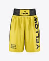 Boxing Shorts Mockup - Front View