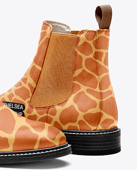 Pair of Chelsea Boots Mockup