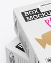 Two Paper Boxes Mockup
