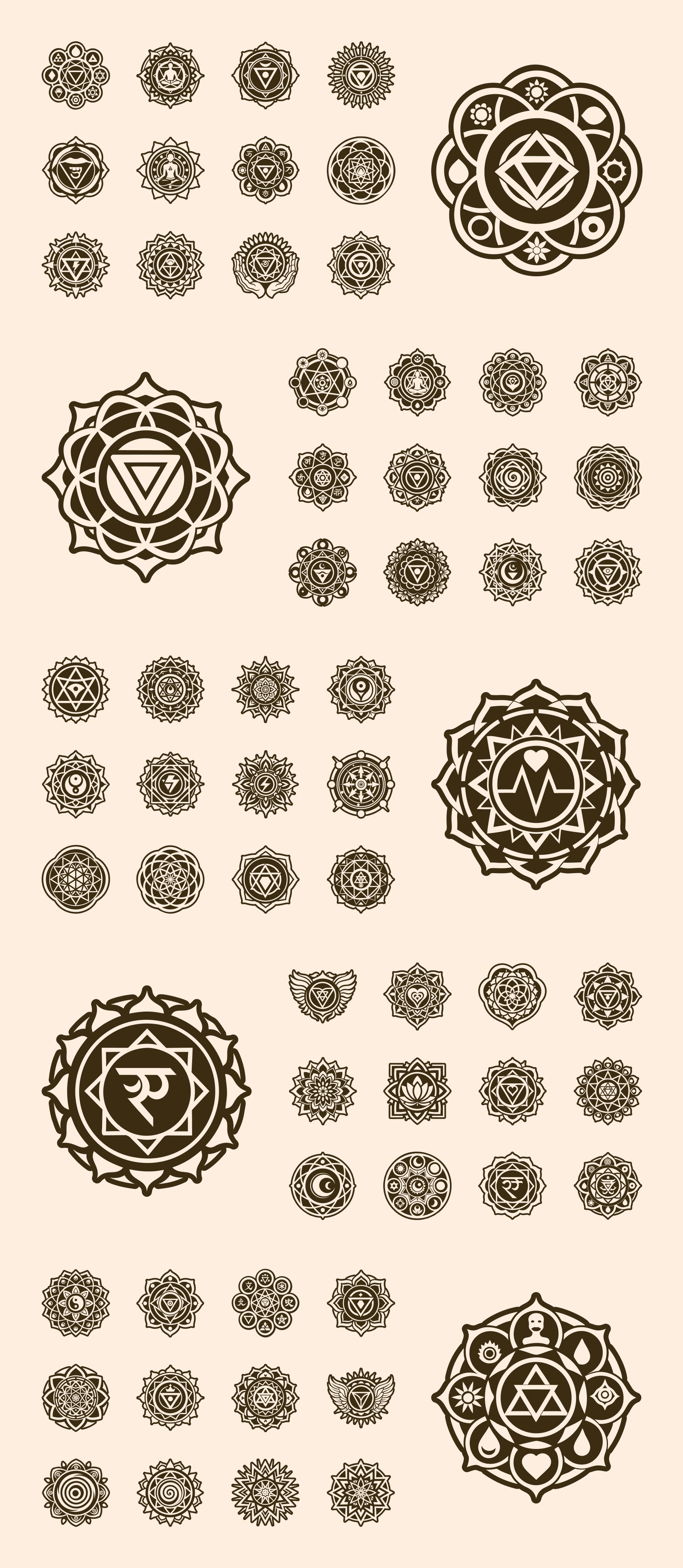 Chakra Symbols Collection