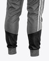 Heather Men’s Pants Mockup - Back Half Side View