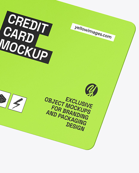 Three Credit Cards Mockup