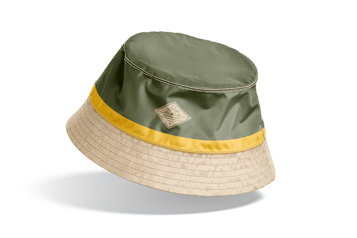 Nylon Bucket Hat Mockups