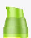 Cosmetic Bottle with Pump Mockup