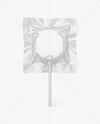 Glossy Lollipop Sachet Mockup