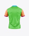 Crew Neck Rugby Jersey Mockup - Back View