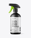 16oz Matte Spray Bottle Mockup