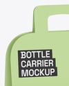 Paper Bottle Carrier Mockup