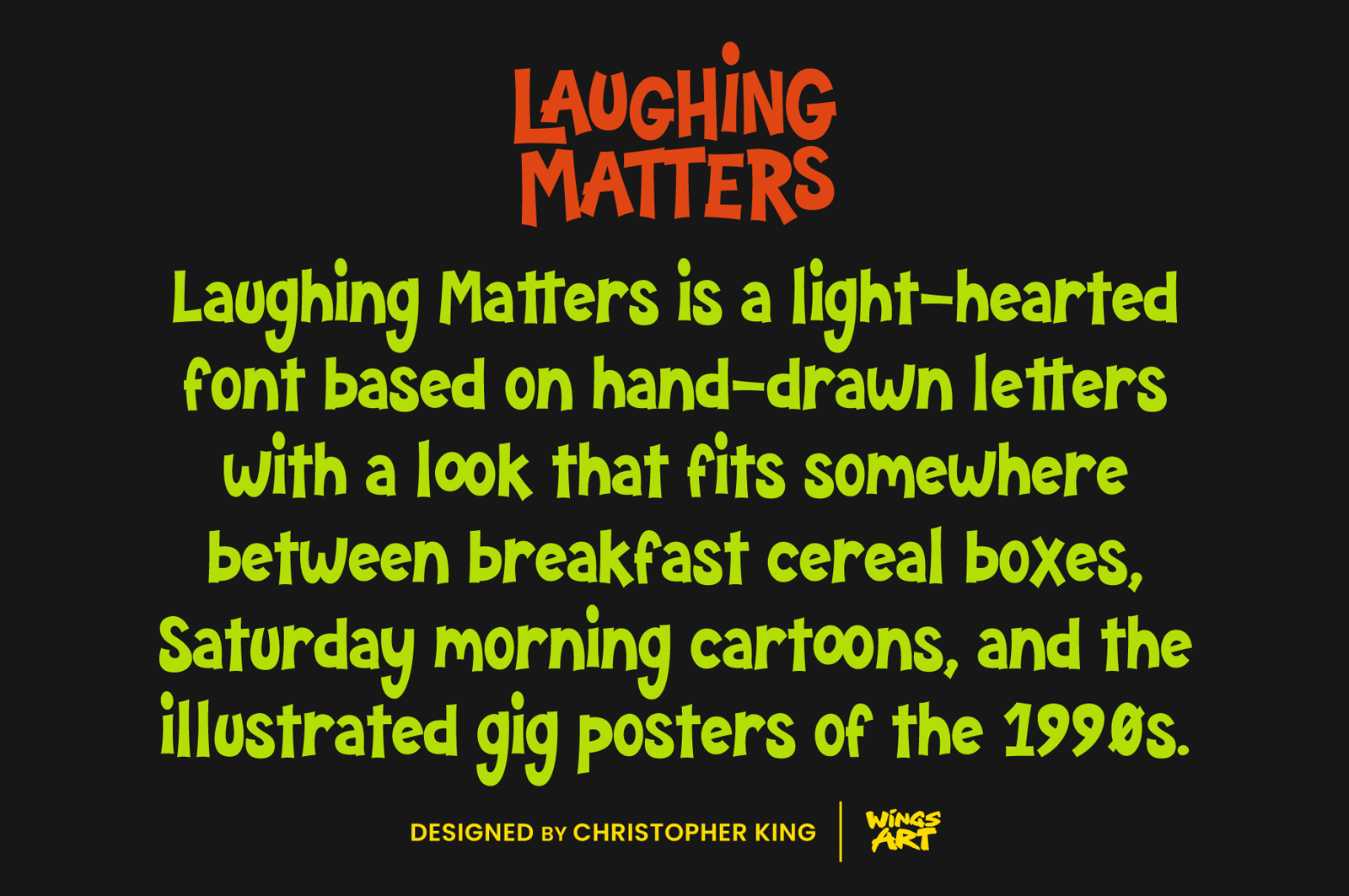 Laughing Matters: This Font Must Be Joking!