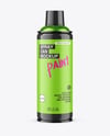 Glossy Spray Paint Can Mockup