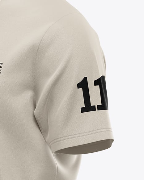 Men's Casual Polo Shirt Mockup