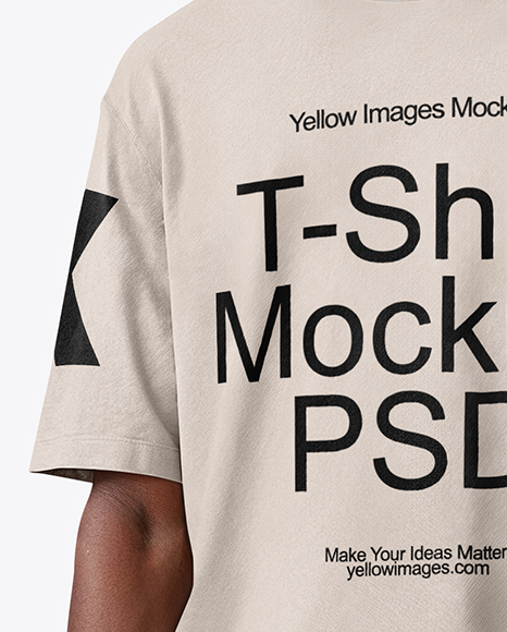 Man Wearing T-Shirt and Sweatpants Holding Duffle Bag Mockup