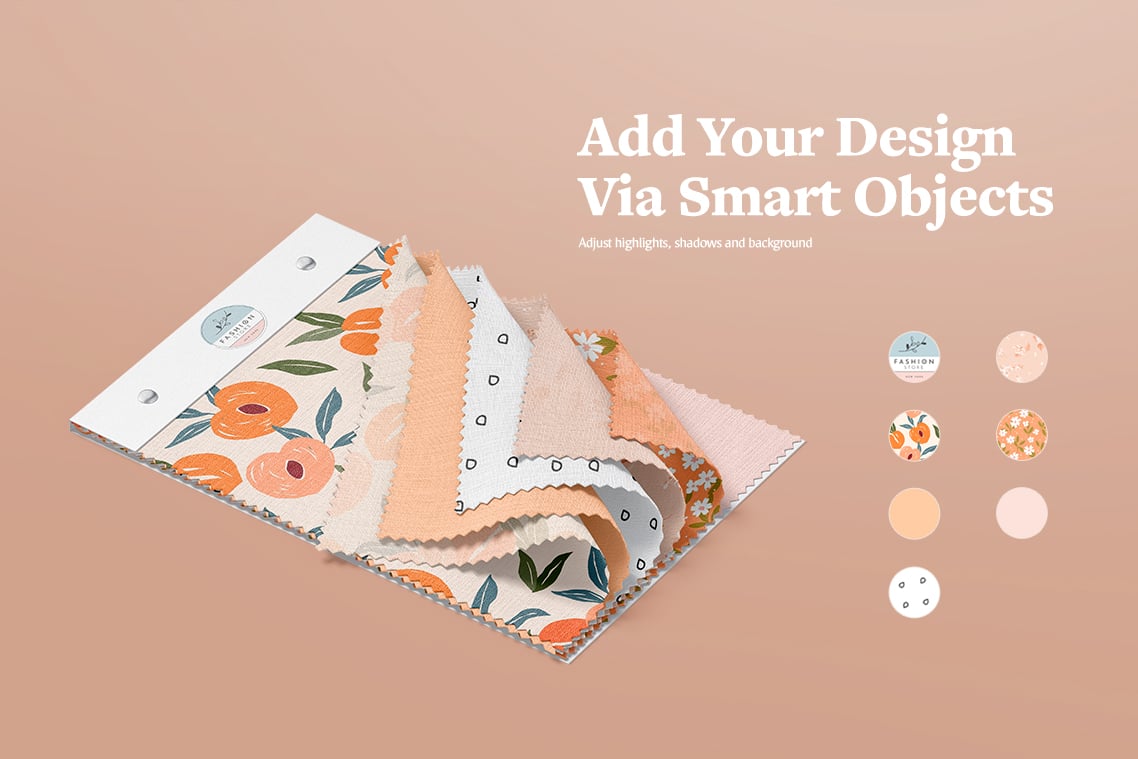 Fabric Swatch Catalog Mockup