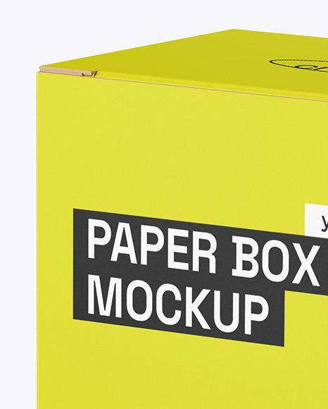 Paper Box Mockup