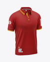 Men's Short Sleeve Polo Shirt Mockup
