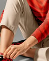 Woman Tying Sneakers Mockup