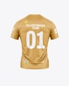 V-Neck Rugby Jersey Mockup - Back View