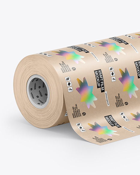 Kraft Paper Roll Mockup