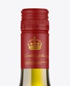 Antique Green Glass White Wine Bottle Mockup