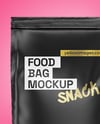 Matte Food Bag Mockup