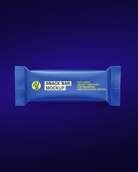 Matte Snack Package Mockup