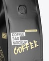 Matte Coffee Bag Mockup - Half Side view