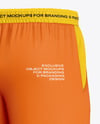 Men’s Pants Mockup - Back Half Side View