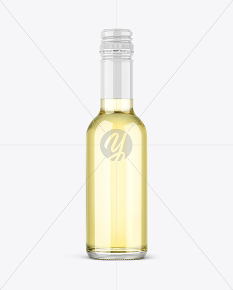 250ml White Wine Bottle Mockup