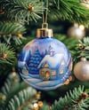 Matte Christmas Ball Mockup