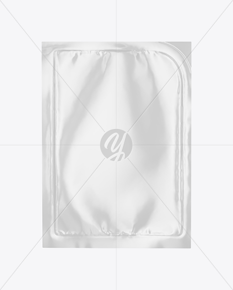 Glossy Sachet Mockup