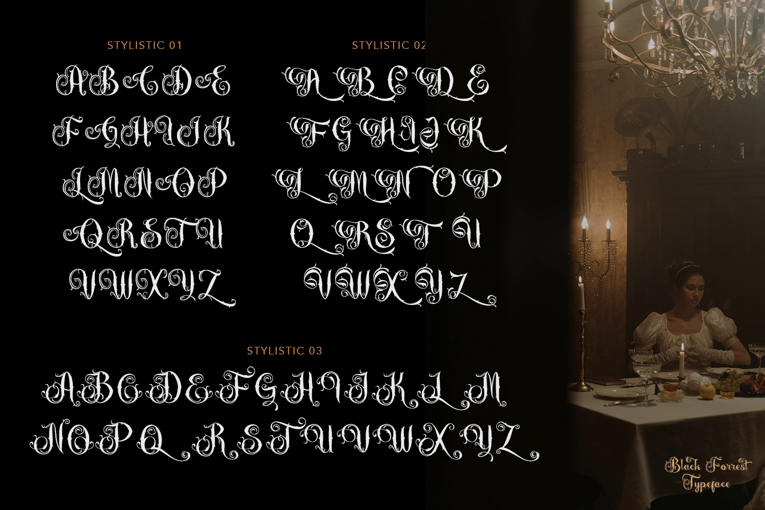 Black Forrest - Decorative Font