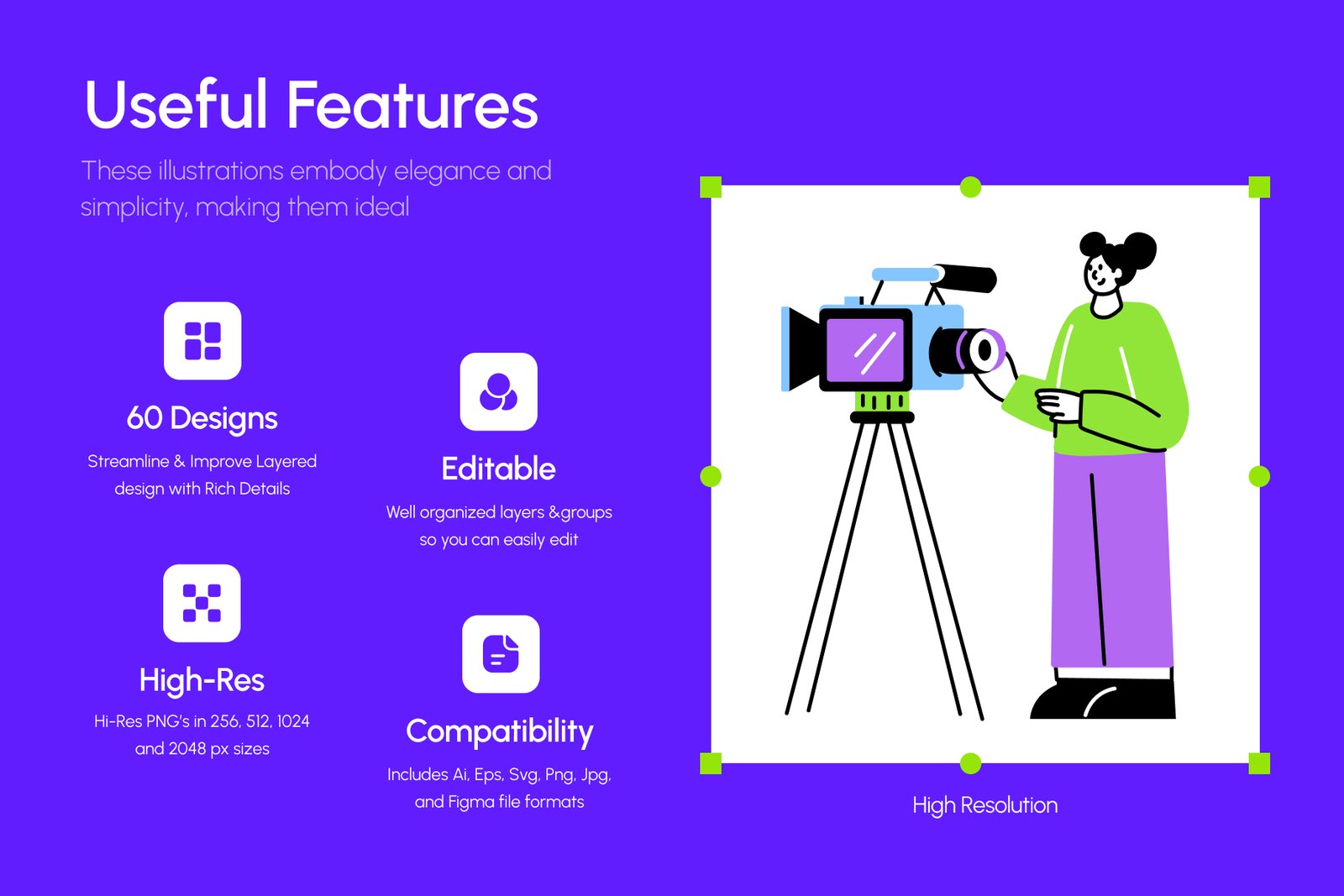 Media Illustration Art Set