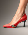 Pair of Pumps on Woman's Legs Mockup