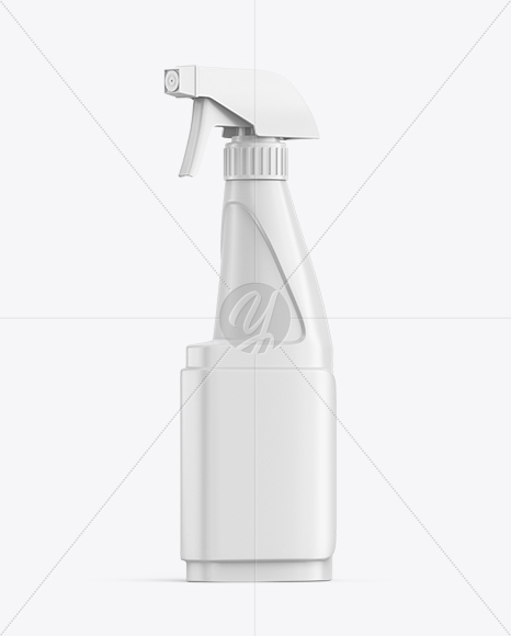 Matte Trigger Spray Bottle Mockup
