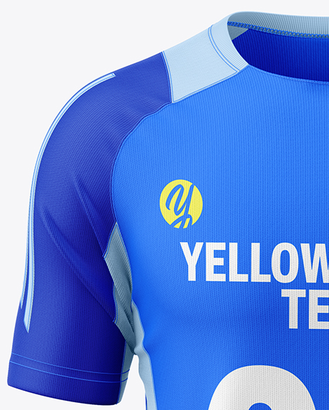 Training Short Sleeve Kit Mockup - Front View