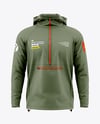 Men's Anorak Windbreaker Jacket Mockup - Front View