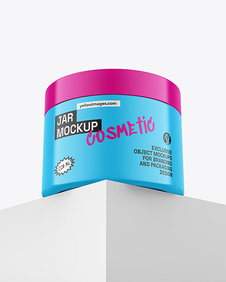 Glossy Jar Mockup
