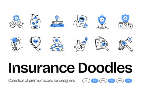 Insurance Doodles Art - Graphics