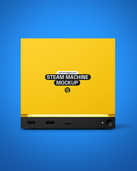 Steam Machine Mockup - Front View