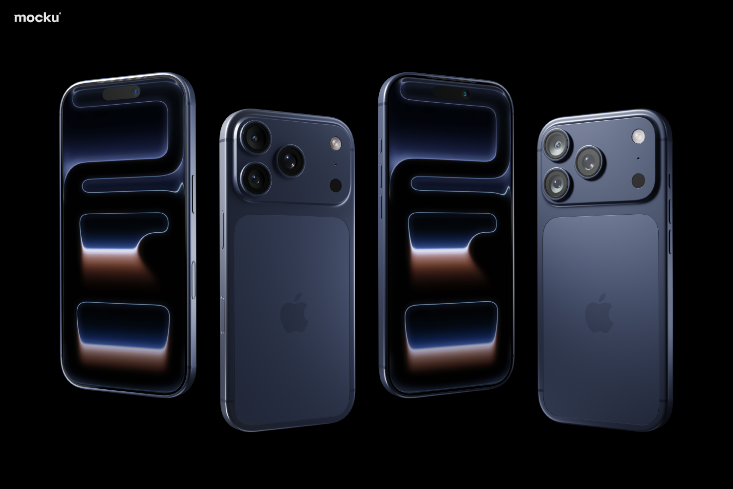 Iphone 17 Pro Mockup Set