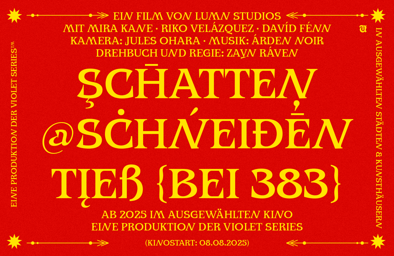 UT Shadigo - A Sharp Display Font