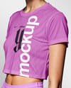 Woman Wearing Fitness Outfit Mockup
