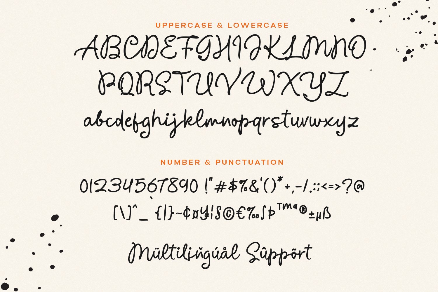Blower Cerita - a handwritten font